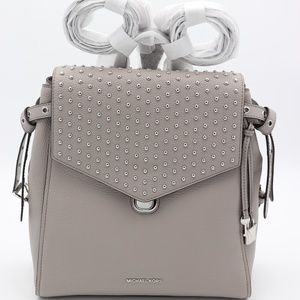 Michael Kors Bristol Leather Studded Backpack Bag